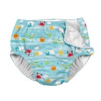 Scutec pentru inot si antrenament la olita, Light aqua sea friends, 4T, 17-21kg, Green Sprouts