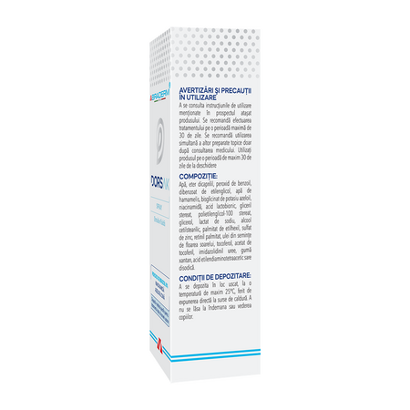 Emulsie fluida spray pentru acneea trunchiului Dorsak, 100 ml, Braderm 674370
