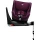 Scaun auto rotativ pentru copii Dualfix I-Size, 40-105 cm, Burgundy Red, Britax Romer 509394