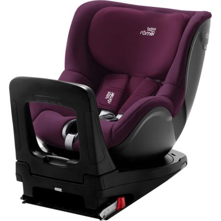 Scaun auto rotativ pentru copii Dualfix M I-Size, 61-105 cm, Burgundy Red