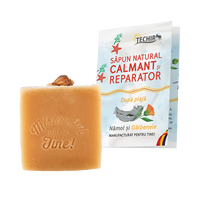 Sapun natural calmant si reparator dupa plaja, 120 g, Techir