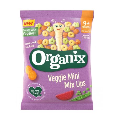 Snack bio mini din porumb mix cu legume, + 9 luni, 15 g