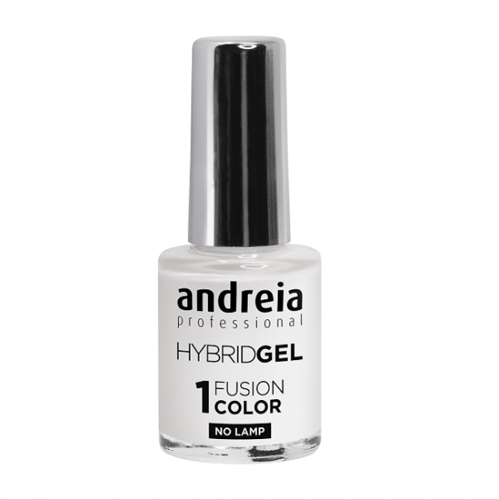 Lac de unghii hybrid fusion, culoare h1, 10.5ml, Andreia Professional