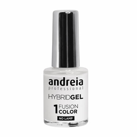 Lac de unghii hybrid fusion, culoare h1, 10.5ml, Andreia Professional