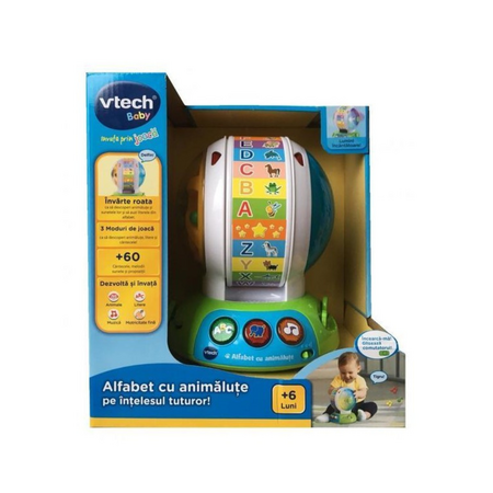 Alfabet cu animalute, +6 luni, Vtech Invata prin Joaca 595795