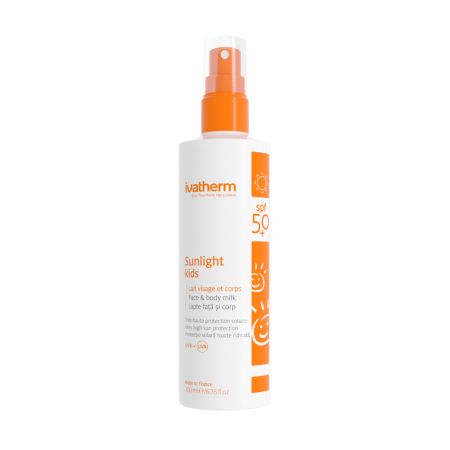 Lapte protectie solara pentru copii SPF 50+ Sunlight