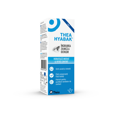 Hyabak solutie pentru ochi, 10 ml, Thea