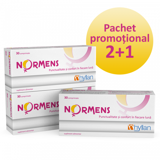 Pachet Normens (2 + 1), 30 comprimate, Hyllan