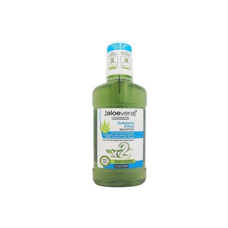 Apa de gura multiactiva cu Aloe Vera, 250 ml, Zuccari