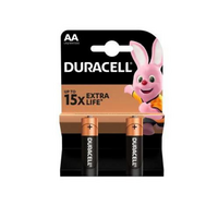 Baterii AA 15X Extra Life, 2 bucati, Duracell
