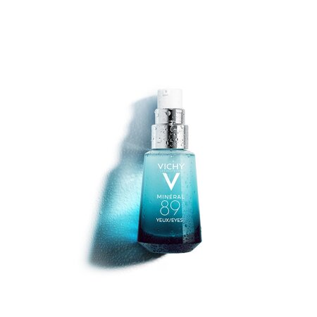 Gel pentru conturul ochilor cu acid hialuronic si cafeina Mineral 89, 15 ml, Vichy 503487