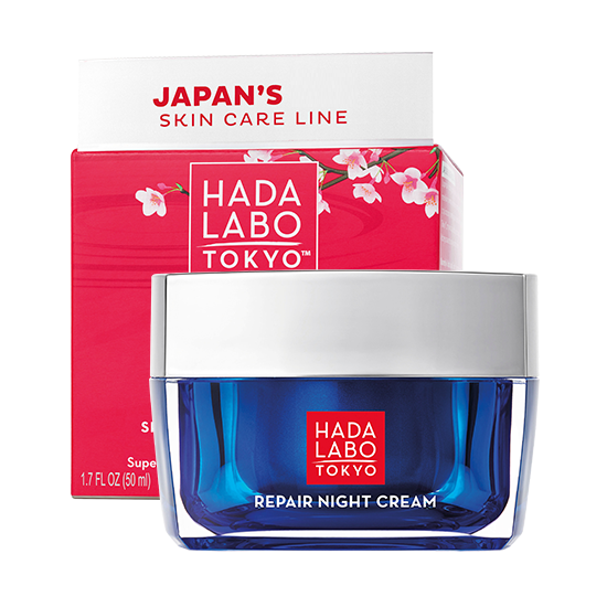 Crema repararatoare de noapte pentru piele, cu acid super hialuronic, 50 ml, Hada Labo Tokyo