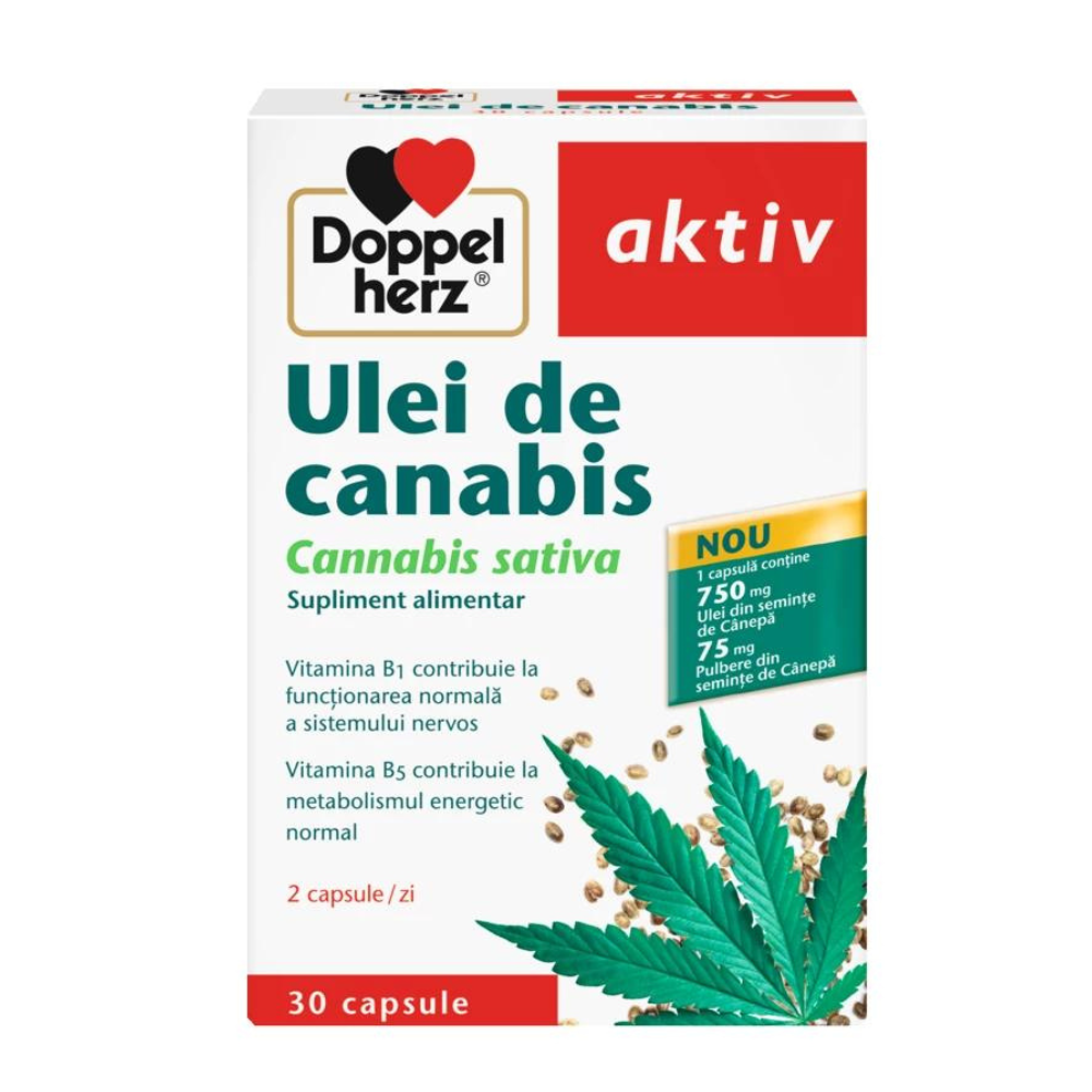 Ulei de canabis, 30 capsule, Doppelherz