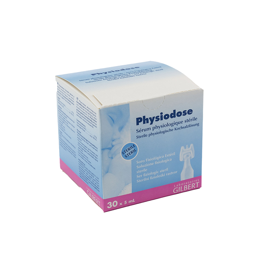  Ser fiziologic Physiodose, 30 monodoze x 5 ml, Gilbert