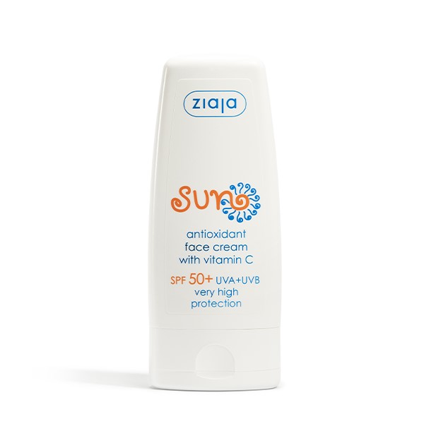 Crema de fata pentru protectie solara, SPF 50, 50 ml, Ziaja