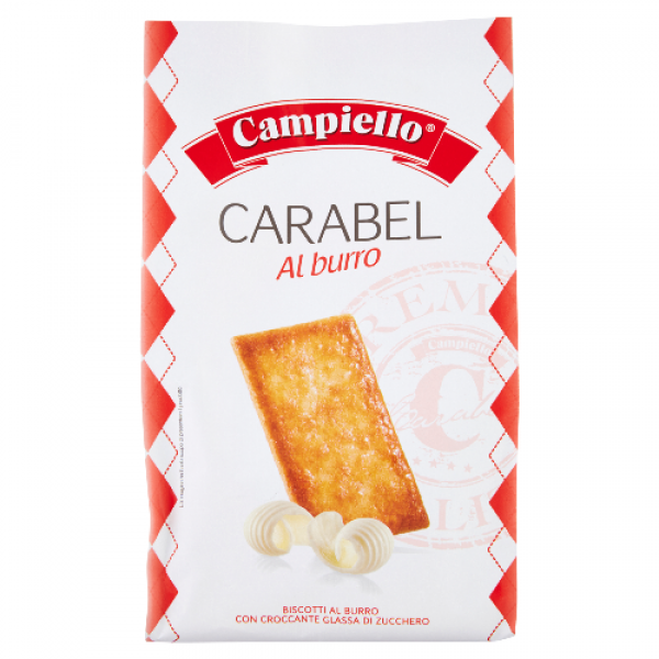 Biscuiti cu unt Carabel, 250 g, Campiello