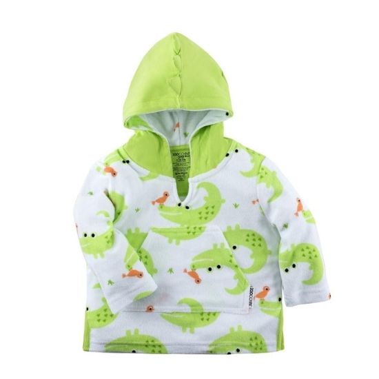 Poncho pentru baie marimea M/L, Aligator, 12-24 luni, Zoocchini