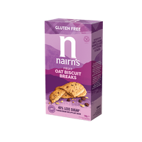 Biscuiti fara gluten din ovaz integral si fructe, 160 g, Nairn's