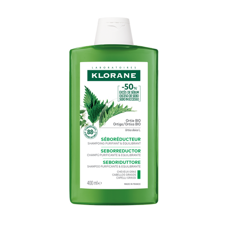 Sampon cu extract din urzica bio, 400 ml, Klorane