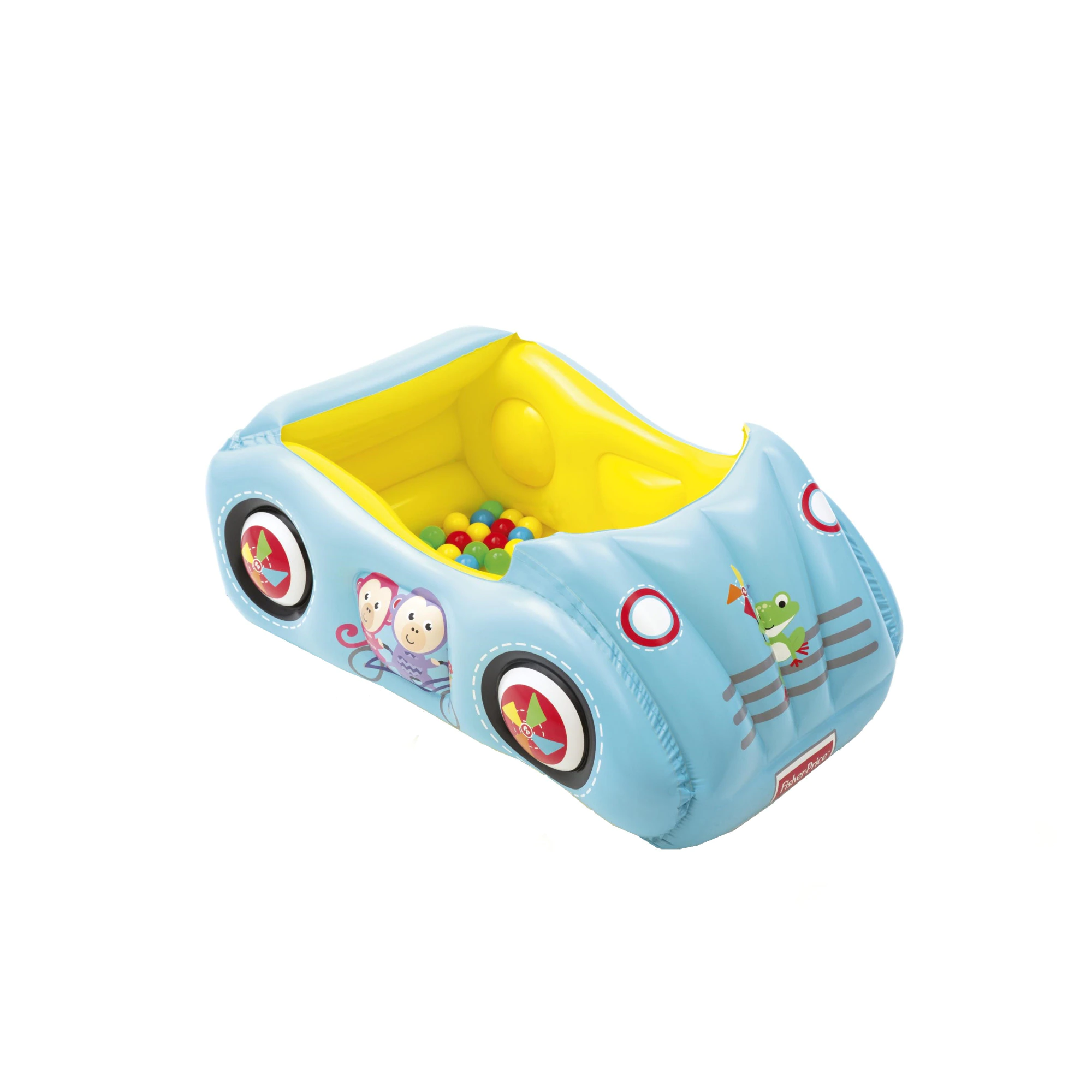 Tarc gonflabil Masina de Curse Ball Pit, 2 ani+, Fisher Price