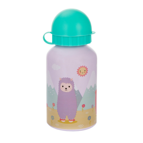 Sticla din aluminiu cu capac Little Llama, 330 ml, Sass&Belle      