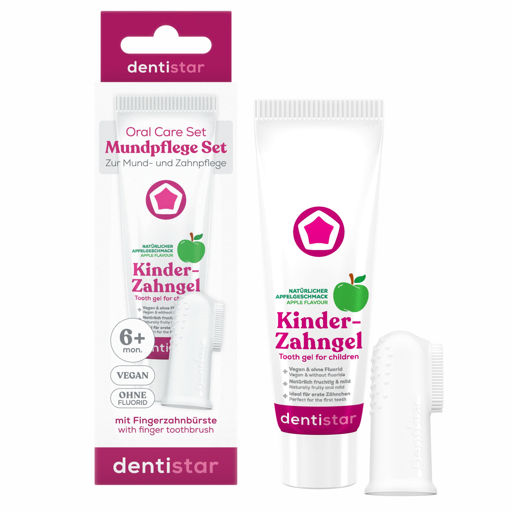 Pachet Pasta de dinti 40 ml + Degetar moale din silicon, +6 luni, Dentistar