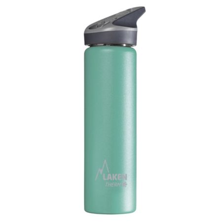 Termos inox cu capac automat Jannu, Turquoise, 750 ml, Laken