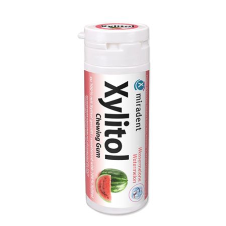 Guma de mestecat watermelon fara zahar Xylitol, 30 g, Miradent