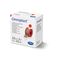 Plasture adeziv pe suport textil Omniplast, 2,5 cm x 5 m, 1 bucata, Hartmann