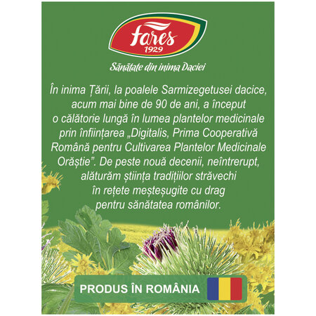Ceai Diuretic, 20 plicuri, Fares 722708