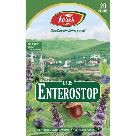 Ceai Enterostop, 20 plicuri, Fares 722714
