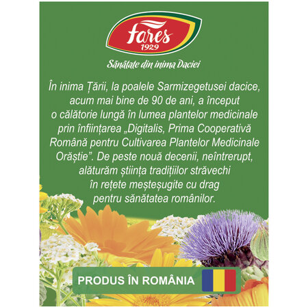 Ceai Vezica Biliara, 20 plicuri, Fares 722738