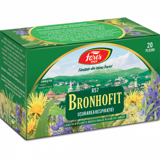 Ceai Bronhofit, 20 plicuri, Fares