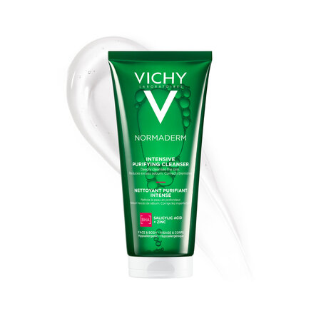 Gel de curatare purifiant pentru ten gras cu tendinta acneica Normaderm, 200 ml, Vichy 628167