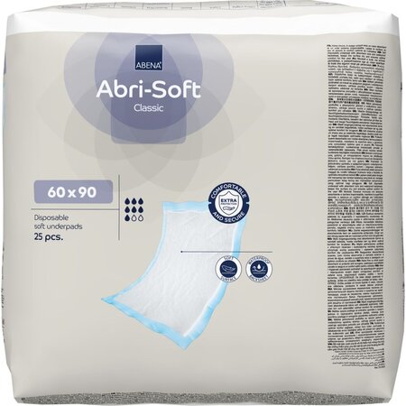 Aleze de unica folosinta Abri Soft, 60x90 cm, 25 bucati, Abena 700086