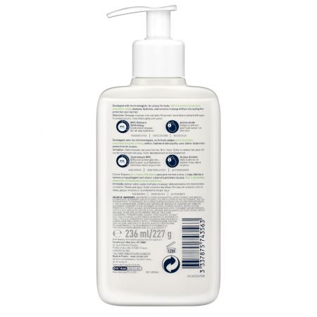 Crema de curatare spumanta si hidratanta pentru ten normal-uscat, 236 ml, CeraVe 559498