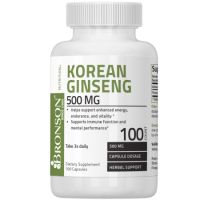 Ginseng Korean 500mg, 100 capsule, Bronson