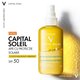 Apa cu protectie solara SPF50+ Capital Soleil, 200 ml, Vichy 555656