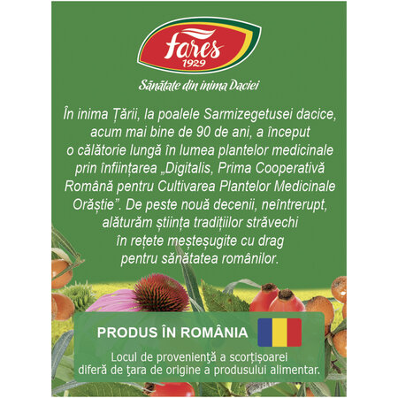 Ceai imunitate medicinal, 20 plicuri, Fares 722726
