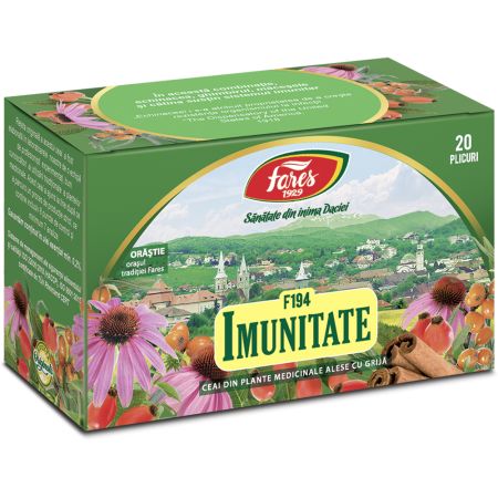 Ceai imunitate medicinal, 20 plicuri, Fares