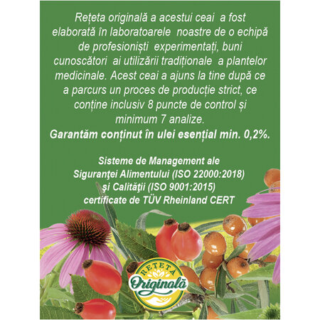 Ceai imunitate medicinal, 20 plicuri, Fares 722725