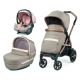 Sistem carucior 3 in 1 pentru copii Book Primo Viaggio Lounge, Mon Amour, Peg Perego 520476