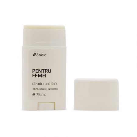 Deodorant stick fara alcool pentru femei, 75 ml, Sabio