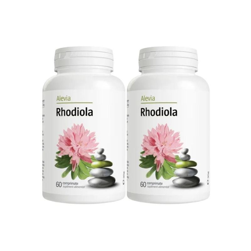 Pachet Rhodiola, 60+60 capsule, Alevia