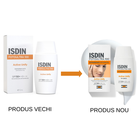 Fluid protectie solara Activ Unify SPF50+ Fotoultra, 50 ml, ISDIN