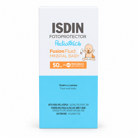 Fusion Fluid Mineral pentru copii SPF50, 50 ml, ISDIN Pediatrics