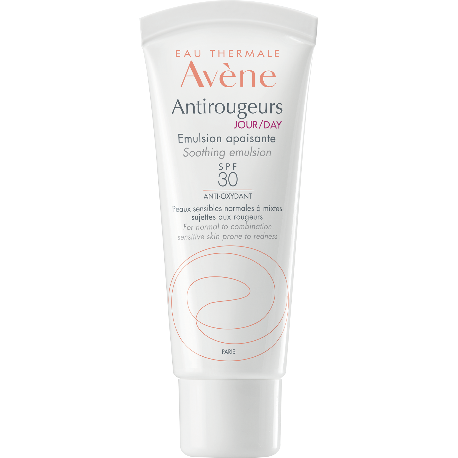 Emulsie calmanta de zi anti roseata cu SPF 30 Antirougeur, 40 ml, Avene