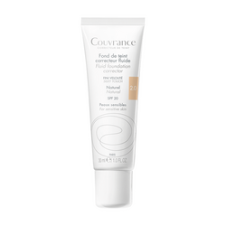Fond de ten corector fluid nuanta Naturel 2.0 spf 20 Couvrance, 30 ml, Avene