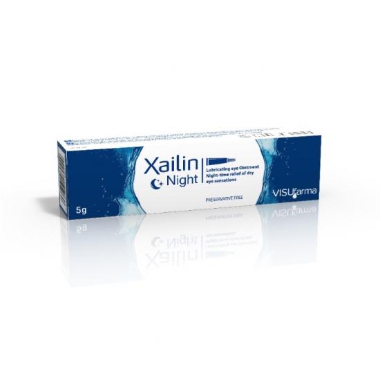 Unguent oftalmic lubrifiant Xailin Night, 5 g,Visufarma