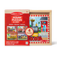 Set 4 puzzle din lemn in cutie, +3 ani, Melissa&Doug 652521